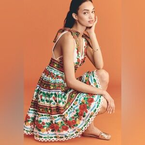 FARM Rio Vibrant Floral Midi Dress